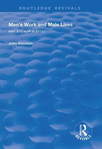 Men's Work and Male Lives cover
