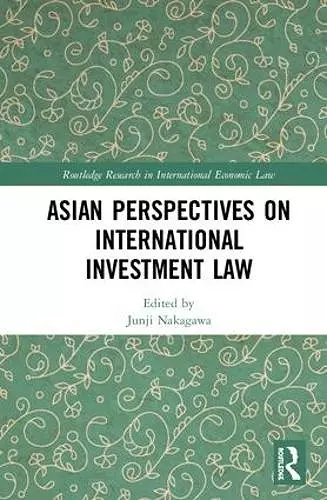 Asian Perspectives on International Investment Law cover