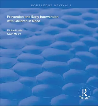 Prevention and Early Intervention with Children in Need cover