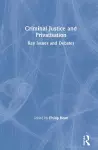 Criminal Justice and Privatisation cover