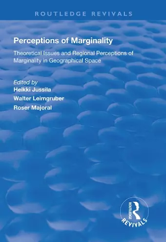 Perceptions of Marginality cover