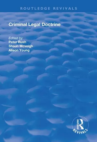 Criminal Legal Doctrine cover