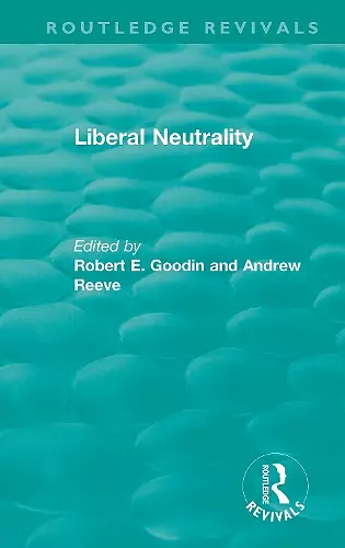 Liberal Neutrality cover