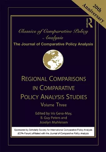 Regional Comparisons in Comparative Policy Analysis Studies cover