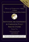 Institutions and Governance in Comparative Policy Analysis Studies cover