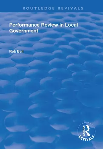 Performance Review in Local Government cover