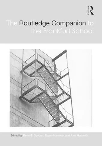 The Routledge Companion to the Frankfurt School cover