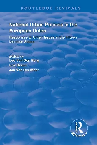 National Urban Policies in the European Union cover