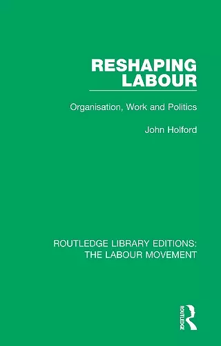 Reshaping Labour cover