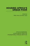 Housing Africa's Urban Poor cover