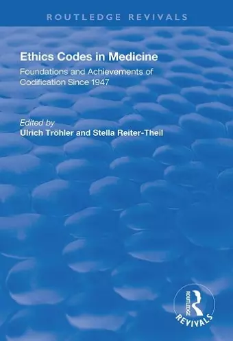 Ethics Codes in Medicine cover