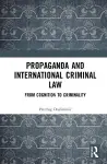 Propaganda and International Criminal Law cover