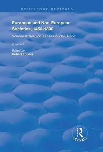 European and Non-European Societies, 1450–1800 cover