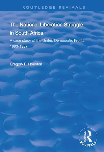 The National Liberation Struggle in South Africa cover