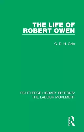 The Life of Robert Owen cover