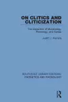 On Clitics and Cliticization cover