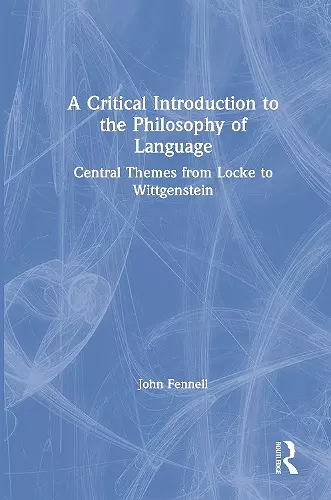 A Critical Introduction to the Philosophy of Language cover