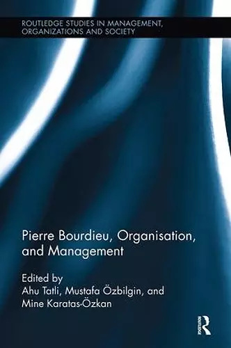 Pierre Bourdieu, Organization, and Management cover