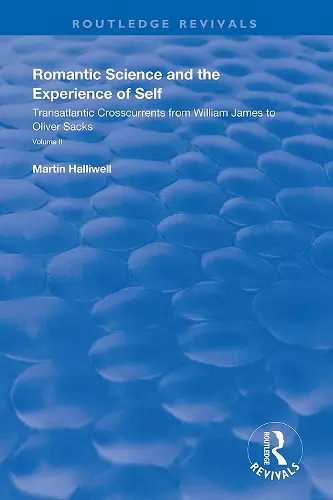 Romantic Science and the Experience of Self cover