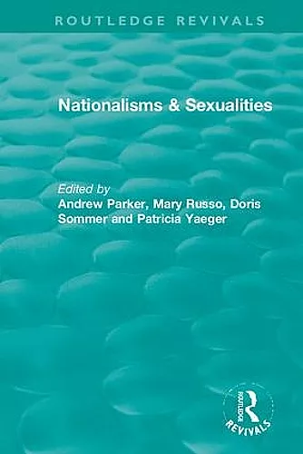 Nationalisms & Sexualities cover