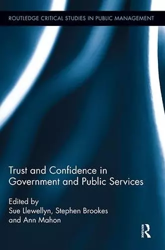 Trust and Confidence in Government and Public Services cover