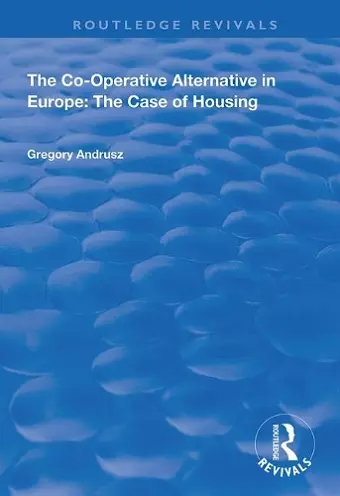 The Co-operative Alternative in Europe cover