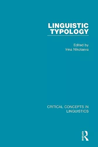 Linguistic Typology cover