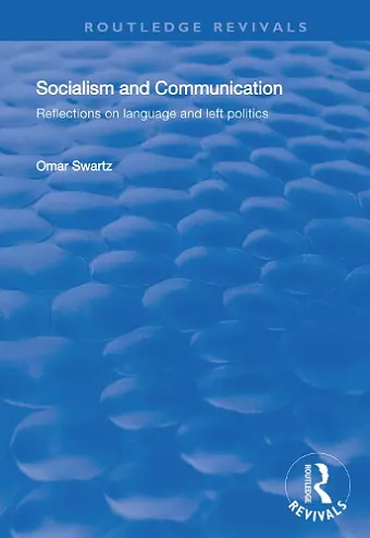Socialism and Communication cover
