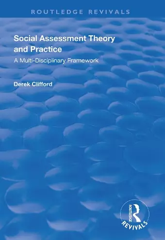 Social Assessment Theory and Practice cover