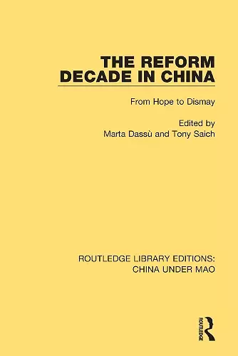 The Reform Decade in China cover