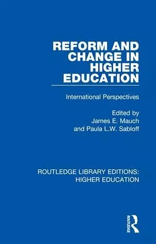 Reform and Change in Higher Education cover