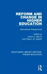 Reform and Change in Higher Education cover