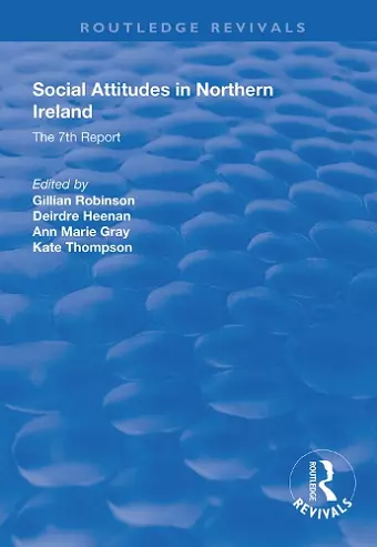 Social Attitudes in Northern Ireland cover