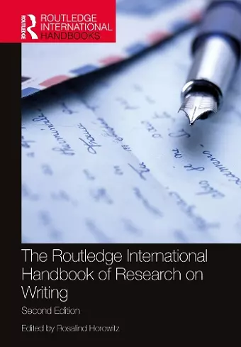 The Routledge International Handbook of Research on Writing cover