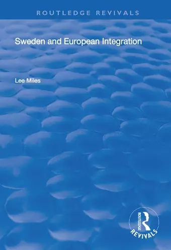 Sweden and European Integration cover