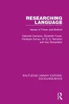 Researching Language cover