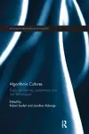 Algorithmic Cultures cover