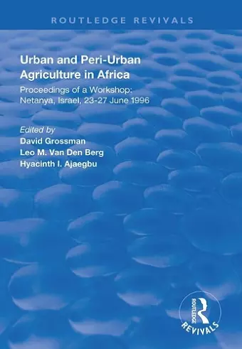 Urban and Peri-urban Agriculture in Africa cover