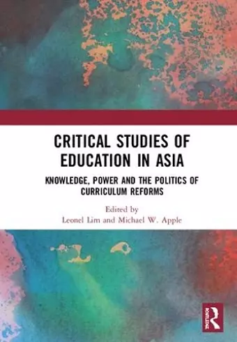 Critical Studies of Education in Asia cover