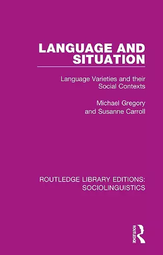 Language and Situation cover