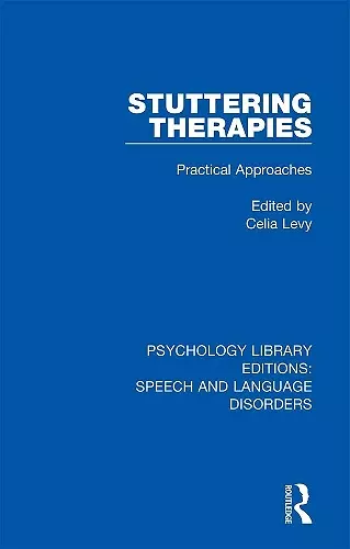 Stuttering Therapies cover