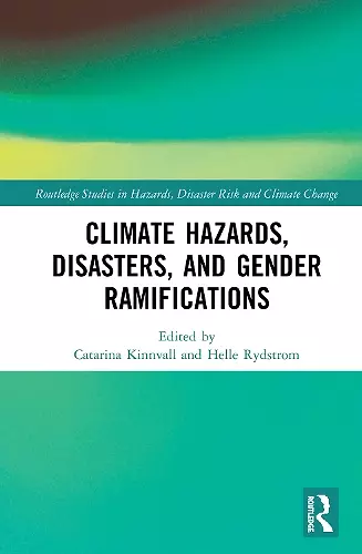 Climate Hazards, Disasters, and Gender Ramifications cover