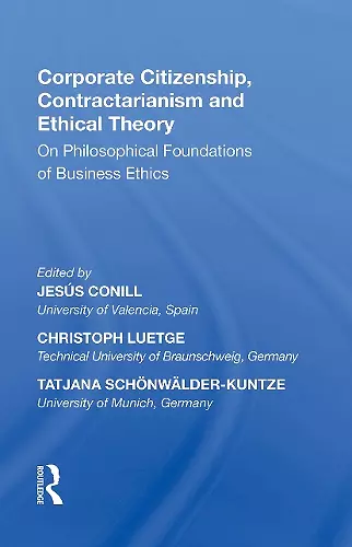 Corporate Citizenship, Contractarianism and Ethical Theory cover