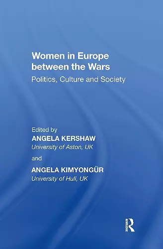 Women in Europe between the Wars cover