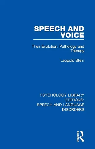 Speech and Voice cover