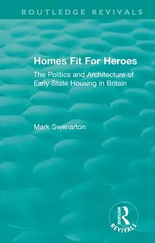 Homes Fit For Heroes cover