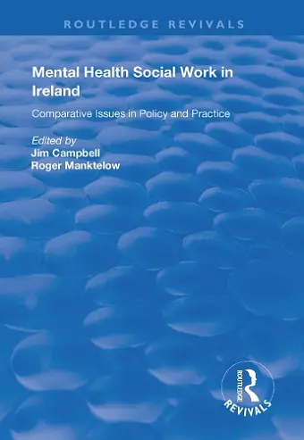 Mental Health Social Work in Ireland cover