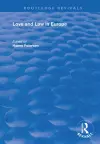 Love and Law in Europe cover