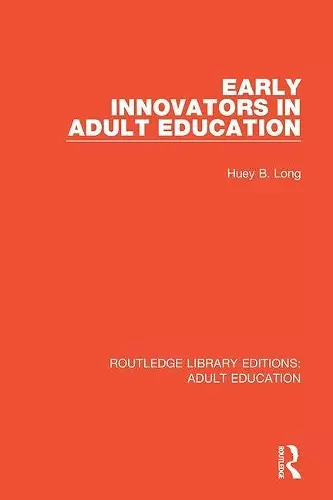 Early Innovators in Adult Education cover