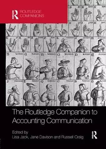 The Routledge Companion to Accounting Communication cover